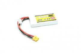 LemonRC Akkucsomag, LiPo 7.4 V 450 mAh Cellaszám: 2 35 C Soft doboz XT30