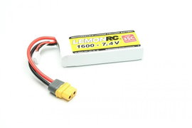 LemonRC Akkucsomag, LiPo 7.4 V 1600 mAh Cellaszám: 2 35 C Soft doboz XT60