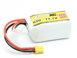 LemonRC Akkucsomag, LiPo 11.1 V 650 mAh Cellaszám: 3 35 C Soft doboz XT30