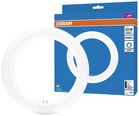 OSRAM LED EEK: E (A - G) G10q Gyűrű forma 11 W = 22 W Hidegfehér (Ø x Ma) 312 mm x 312 mm 1 db 3. kép