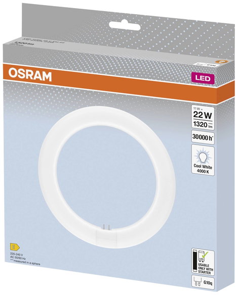 OSRAM LED EEK: E (A - G) G10q Gyűrű forma 11 W = 22 W Semleges fehér (Ø x Ma) 312 mm x 312 mm 1 db 2. kép