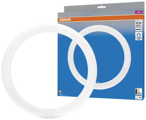 OSRAM LED EEK: E (A - G) G10q Gyűrű forma 18.3 W = 32 W Hidegfehér (Ø x Ma) 300 mm x 300 mm 1 db 4. kép