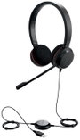 Jabra Evolve 20 Számítógép On Ear headset Vezetékes Stereo Fekete mikrofon zajelnyomás Headset, Hang bélyegkép