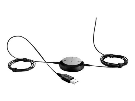 Jabra Evolve 20 Számítógép On Ear headset Vezetékes Stereo Fekete mikrofon zajelnyomás Headset, Hang 3. kép