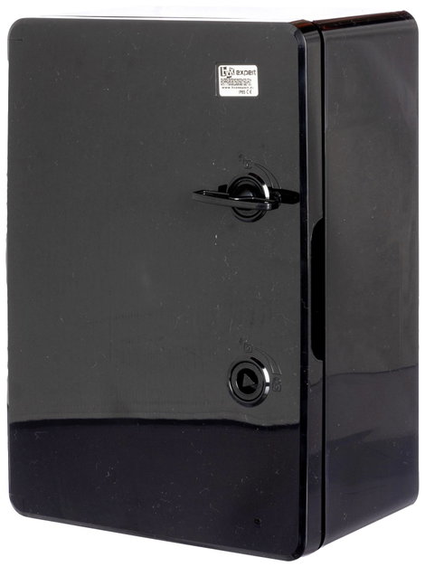 Boxexpert BXPPABSB250350150-F01 Installációs műszerdobozok 150 x 250 x 350 ABS műanyag Fekete 1 db 4. kép