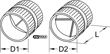 Belső- és külső sorjátlanító KS Tools 1052000 1 db 9. kép