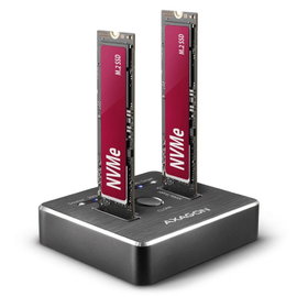 AXAGON ADSA-M2C NVMe Merevlemez dokkoló állomás Klónozó funkcióval