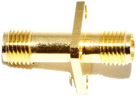 Mueller Electric BU-P72973 Mérőadapter SMA alj - SMA alj Arany