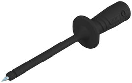 Mérőtüske, mérőtű 1000V-ig szigetelt, 4mm-es banándugós aljzattal fekete SKS Hirschmann PRUEF 2600