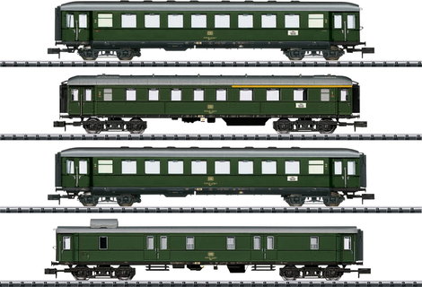 MiniTrix 18709 4 db személygépkocsi. A DB, MHI helyi szállítása
