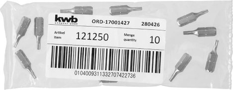 kwb 121250 Hatlap bit T 10 Acél 1 db 2. kép