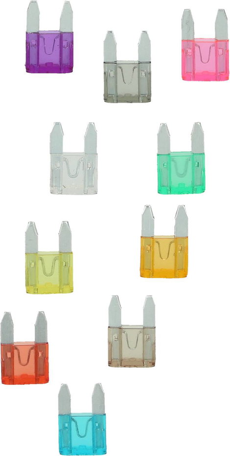 KS Tools 970.0740 970.0740 Mini autós laposbiztosíték 2 A, 3 A, 4 A, 5 A, 7.5 A, 10 A, 15 A, 20 A, 2 6. kép