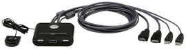 ATEN CS22HF HDMI switch HDMI Billentyűzet 1920 x 1080 Pixel