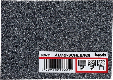 kwb 089221 AUTO-SCHLEIFIX, LACK & AUTO csiszolószivacs, vízálló, finom / közepes 1 db 2. kép