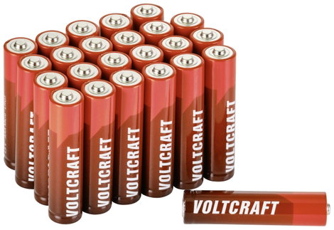 VOLTCRAFT Mikroelem Industrial LR03 Alkáli mangán 1350 mAh 1.5 V 24 db