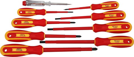 Brilliant Tools BT068010 Csavarhúzó készlet 9 részes