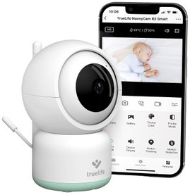 truelife TrueLife NannyCam R3 Smart TLNCR3S Bébifon kamerával WLAN 2.4 GHz