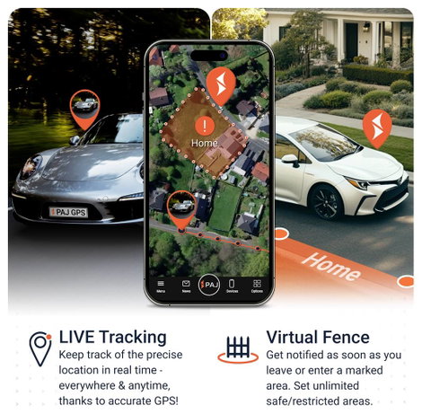 PAJ GPS POWER FINDER 4G GPS adatgyűjtő Járműkövetés Fekete 2. kép