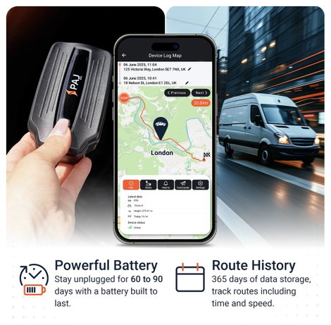 PAJ GPS POWER FINDER 4G GPS adatgyűjtő Járműkövetés Fekete 3. kép