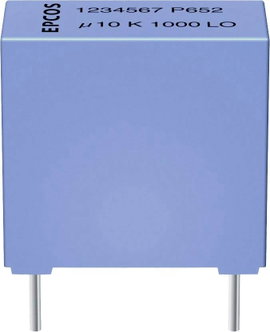 TDK B32529C0103K000 1 db Poliészter kondenzátor 0.010 µF 63 V/DC, 40 V/AC 10 % 5 mm (H x Sz x Ma) 7.