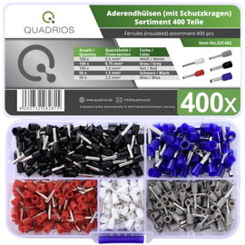 Quadrios 22C482 Érvéghüvely készlet Részlegesen szigetelt 400 db