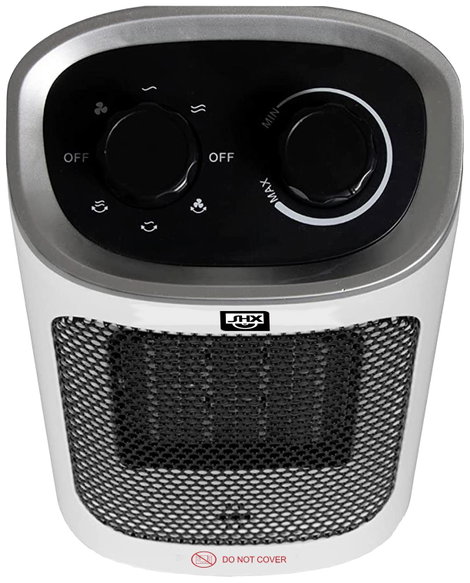 SHX SHX17PTC1500 Fűtőventilátor SHX17PTC1500 15 m² Fekete/fehér 3. kép
