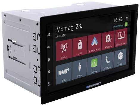 Blaupunkt Mannheim 600 DAB Dupla DIN moniceiver Android Auto™, Kormány távirányító csatlakozó, Hátra 2. kép