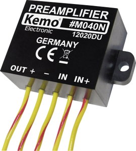 Univerzális előerősítő modul, Kemo M040N