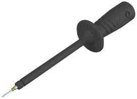 Mérőtüske, mérőtű 1000V-ig szigetelt, 4mm-es banándugós aljzattal fekete SKS Hirschmann PRUEF 2610 F