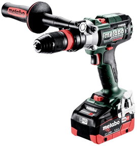 Metabo SB 18 LTX-3 BL Q I Metal -Akkus ütvefúró-csavarozó kefe nélkül, 2. akkuval, Hordtáskával, Töl