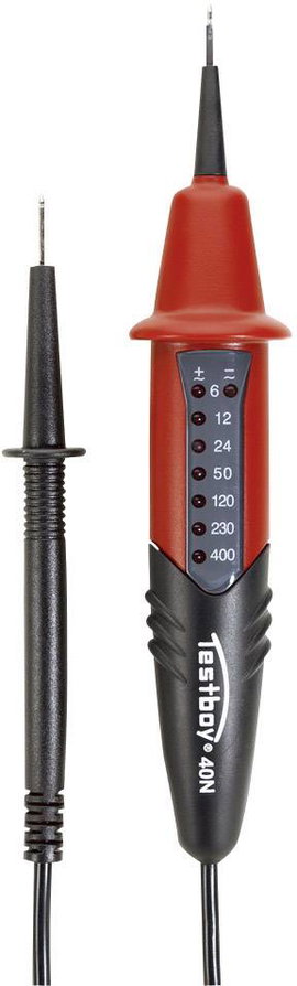 Kétpólusú feszültségvizsgáló 6 - 400V-ig, CAT III 1000 V, Testboy 40 Plus