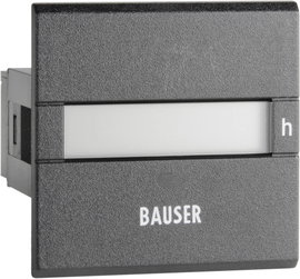 Digitális üzemóra számláló modul 115-240V/AC 45x45mm Bauser 3801.2.1.0.1.2