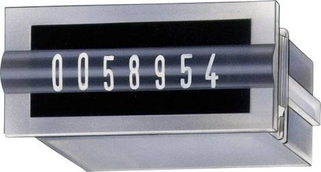 Mechanikus összegző számláló modul 7 digites 24V/DC beépítési méret 30 x 13mm Kübler AK 07.20 Typ.K