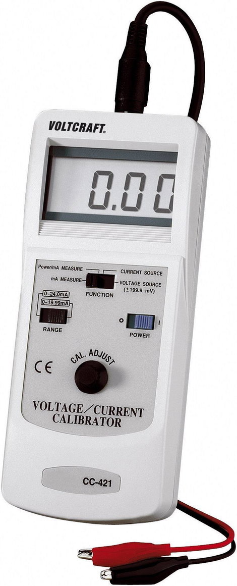 Áram és feszültség kalibrátor Voltcraft CC-421