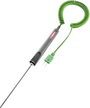 Hőmérsékletérzékelő K-Típus (NiCrNi), PTFE bevonattal Ø 3 mm, ·-50 .... +1150 °C bélyegkép