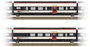 TRIX H0 23283 H0 kiegészítő készlet 3 az SBB Giruno számára J(A4) 1. osztály és K(A3) 1. osztály bélyegkép