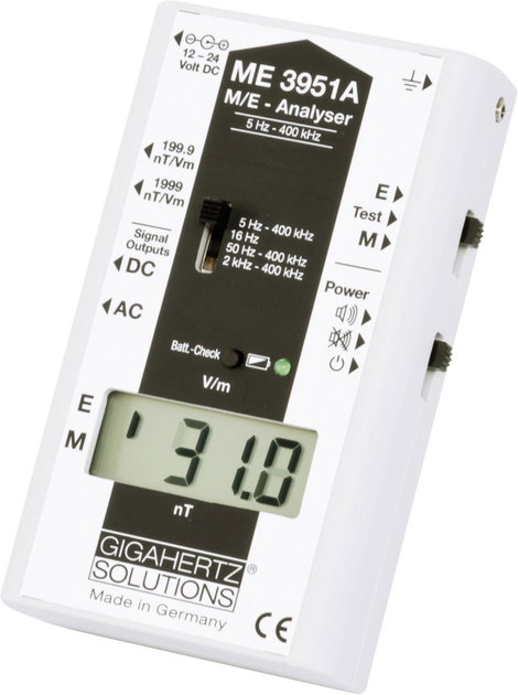 Elektroszmog mérő Gigahertz Solutions ME3951 7. kép