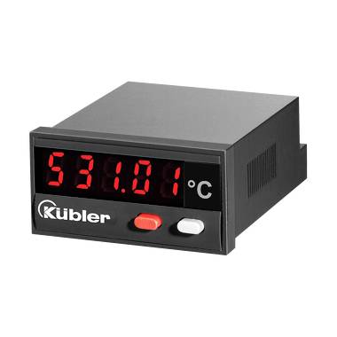 Beépíthető LCD hőmérő modul, panelműszer ‑19999...+99999 °C-ig Kübler CODIX 531