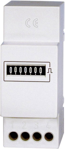 Sínre szerelhető impulzus számláló modul 230V/AC Bauser 663.6/08