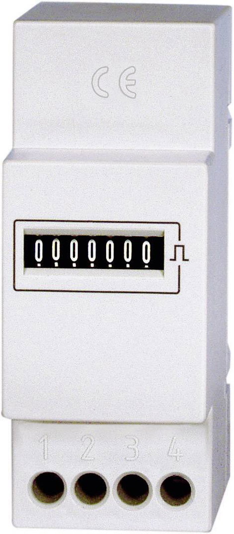 Sínre szerelhető impulzus számláló modul 230V/AC Bauser 663.6/08