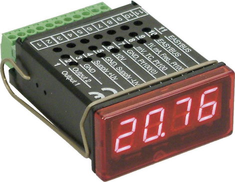 Greisinger GIA 20 EB beépíthető univerzális mérő- és szabályzó modul, 46x22 mm