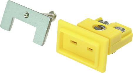 Beépíthető K típusú hőelem csatlakozó aljzat NiCrNi 0.5 mm² B+B Thermo-Technik 0220 0134-01 4. kép