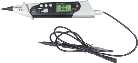 Egykezes stiftmultiméter, toll multiméter 400mA AC/DC Voltcraft VC-86 3. kép