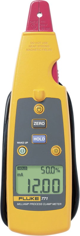 DC Egyenáramú, gyengeáramú lakatfogó 0.01 mA ‑ 100 mA-ig Fluke 771