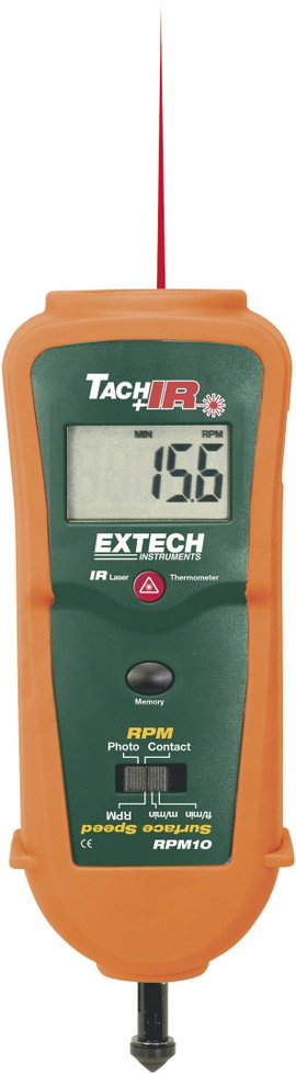 Extech RPM10 lézeres fordulatszámmérő