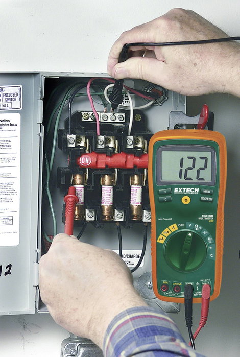 Digitális multiméter, True RMS mérőműszer, kitöltési tényező méréssel Extech EX430A TRMS 2. kép