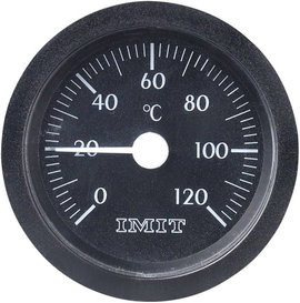 Beépíthető kapilláris hőmérő 0-tól +120 °C-ig 52 mm-es kijelzővel 100847