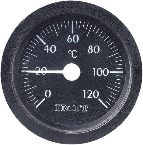 Beépíthető kapilláris hőmérő 0-tól +120 °C-ig 52 mm-es kijelzővel 100847