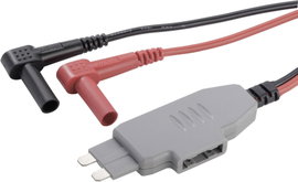 Laposbiztosíték mérő mérőadapter, 4mm-es banándugós kábellel Voltcraft MS-4