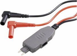 Mini laposbiztosíték mérő mérőadapter, 4mm-es banándugós kábellel Voltcraft MS-4S